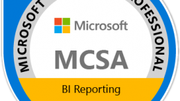 MCSA: BI Reporting